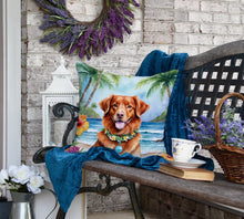 Load image into Gallery viewer, Nova Scotia Duck Tolling Retriever Luau Throw Pillow