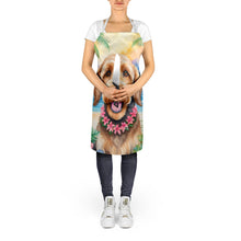Load image into Gallery viewer, Otterhound Luau Apron – Artist-Designed Kitchen, BBQ &amp; Craft Apron