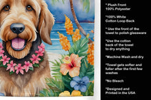 Load image into Gallery viewer, Otterhound Luau Kitchen Towel