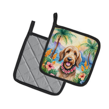 Load image into Gallery viewer, Otterhound Luau Pot Holders - Set of 2 Decorative Kitchen Helpers | Made in the USA
