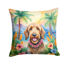 Load image into Gallery viewer, Otterhound Luau Throw Pillow - 14x14 Decorative Pillow – Art for Your Home &amp; Patio