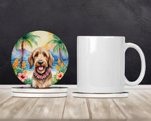 Load image into Gallery viewer, Otterhound Luau Large Sandstone Coasters Pack of 4