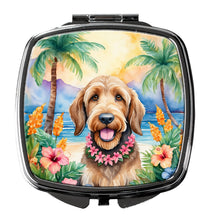 Load image into Gallery viewer, Otterhound Luau Compact Mirror – Stylish Purse Mirror with Artistic Covers