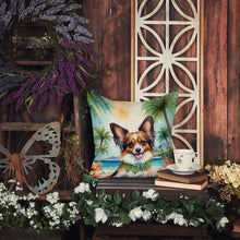 Load image into Gallery viewer, Papillon Luau Throw Pillow