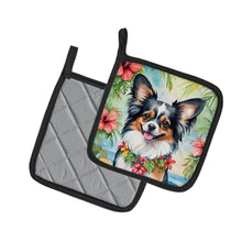 Load image into Gallery viewer, Papillon Luau Pot Holders - Set of 2 Decorative Kitchen Helpers | Made in the USA