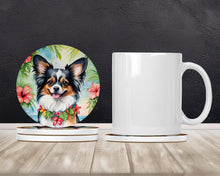 Load image into Gallery viewer, Papillon Luau Large Sandstone Coasters Pack of 4