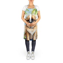 Load image into Gallery viewer, Pekingese Luau Apron – Artist-Designed Kitchen, BBQ &amp; Craft Apron