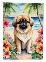 Load image into Gallery viewer, Pekingese Luau House Flag