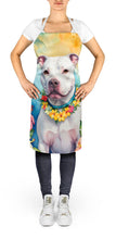 Load image into Gallery viewer, Pit Bull Terrier Luau Apron – Artist-Designed Kitchen, BBQ &amp; Craft Apron