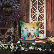 Load image into Gallery viewer, Pit Bull Terrier Luau Throw Pillow