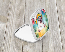 Load image into Gallery viewer, Pit Bull Terrier Luau Compact Mirror – Stylish Purse Mirror with Artistic Covers