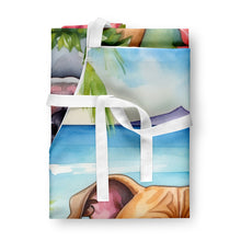 Load image into Gallery viewer, Pit Bull Terrier Luau Apron – Artist-Designed Kitchen, BBQ &amp; Craft Apron