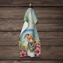 Load image into Gallery viewer, Pit Bull Terrier Luau Kitchen Towel