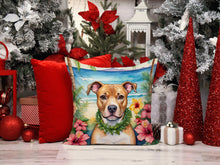 Load image into Gallery viewer, Pit Bull Terrier Luau Throw Pillow - 14x14 Decorative Pillow – Art for Your Home &amp; Patio