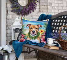 Load image into Gallery viewer, Pit Bull Terrier Luau Throw Pillow