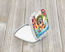 Load image into Gallery viewer, Pit Bull Terrier Luau Compact Mirror – Stylish Purse Mirror with Artistic Covers