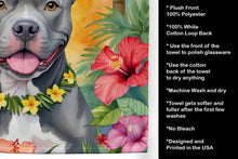 Load image into Gallery viewer, Pit Bull Terrier Luau Kitchen Towel