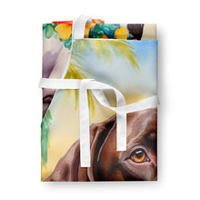 Load image into Gallery viewer, Pointer Luau Apron – Artist-Designed Kitchen, BBQ &amp; Craft Apron