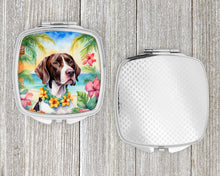 Load image into Gallery viewer, Pointer Luau Compact Mirror – Stylish Purse Mirror with Artistic Covers