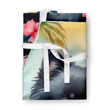 Load image into Gallery viewer, Pomeranian Luau Apron – Artist-Designed Kitchen, BBQ &amp; Craft Apron