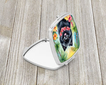 Load image into Gallery viewer, Pomeranian Luau Compact Mirror – Stylish Purse Mirror with Artistic Covers