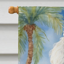Load image into Gallery viewer, White Poodle Luau House Flag