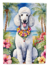 Load image into Gallery viewer, White Poodle Luau House Flag