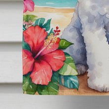 Load image into Gallery viewer, White Poodle Luau House Flag