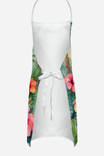 Load image into Gallery viewer, Black Poodle Luau Apron – Artist-Designed Kitchen, BBQ &amp; Craft Apron