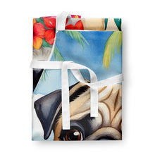 Load image into Gallery viewer, Pug Luau Apron – Artist-Designed Kitchen, BBQ &amp; Craft Apron