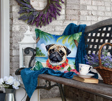 Load image into Gallery viewer, Pug Luau Throw Pillow