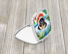 Load image into Gallery viewer, Pug Luau Compact Mirror – Stylish Purse Mirror with Artistic Covers