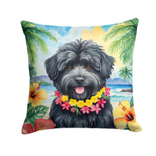 Load image into Gallery viewer, Puli Luau Throw Pillow - 14x14 Decorative Pillow – Art for Your Home &amp; Patio