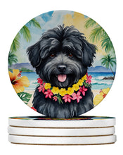 Load image into Gallery viewer, Puli Luau Large Sandstone Coasters Pack of 4