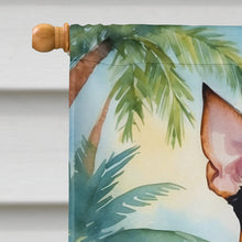 Load image into Gallery viewer, Rat Terrier Luau House Flag