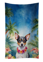 Load image into Gallery viewer, Rat Terrier Luau Kitchen Towel