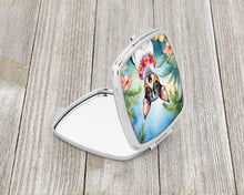 Load image into Gallery viewer, Rat Terrier Luau Compact Mirror – Stylish Purse Mirror with Artistic Covers