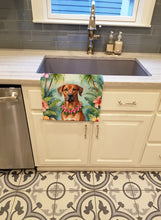 Load image into Gallery viewer, Rhodesian Ridgeback Luau Kitchen Towel