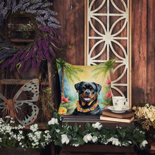 Load image into Gallery viewer, Rottweiler Luau Throw Pillow
