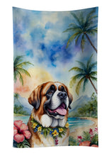 Load image into Gallery viewer, Saint Bernard Luau Kitchen Towel