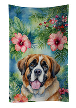 Load image into Gallery viewer, Saint Bernard Luau Kitchen Towel