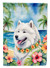 Load image into Gallery viewer, Samoyed Luau House Flag