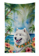Load image into Gallery viewer, Samoyed Luau Kitchen Towel