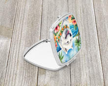 Load image into Gallery viewer, Samoyed Luau Compact Mirror – Stylish Purse Mirror with Artistic Covers