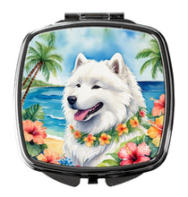 Load image into Gallery viewer, Samoyed Luau Compact Mirror – Stylish Purse Mirror with Artistic Covers