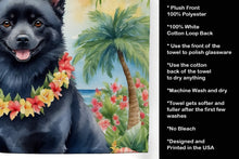 Load image into Gallery viewer, Schipperke Luau Kitchen Towel