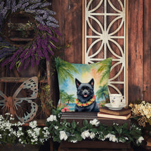 Load image into Gallery viewer, Schipperke Luau Throw Pillow