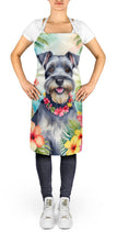 Load image into Gallery viewer, Schnauzer Luau Apron – Artist-Designed Kitchen, BBQ &amp; Craft Apron