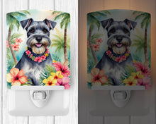 Load image into Gallery viewer, Schnauzer Luau Ceramic Night Light