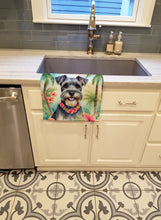 Load image into Gallery viewer, Schnauzer Luau Kitchen Towel